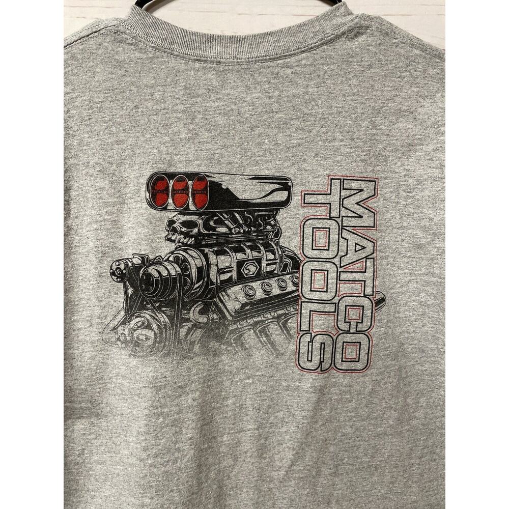 Matco Tools Supercharged Race Engine Shirt Drag Racing Car Mens Large Fast Ship